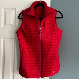 L.L. Bean Down Fleece Vest Pink